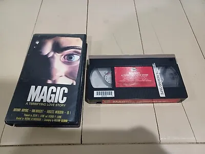 VHS / Magic - A Terrifying Love Story / Clamshell READ DESCRIPTION  • $10