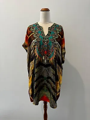 Womens Camilla Short Kaftan Dress Size 10-14 • $150