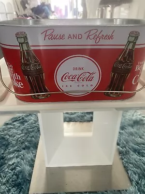 Coca Cola Metal Ice Bucket Collectable • £0.99