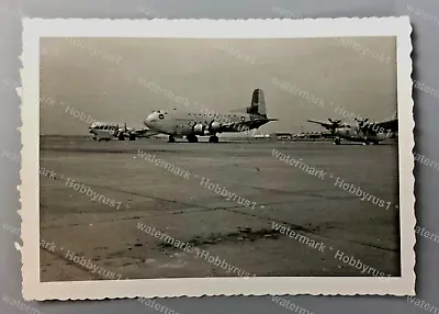 USAF Military Plane Douglas C-124 Globemaster II Vintage Snapshot Photo • $5