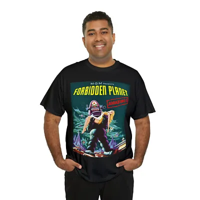 Forbidden Planet (1956) T-Shirt Starship C57D Alien Science Fiction Robby Robot • $22.50