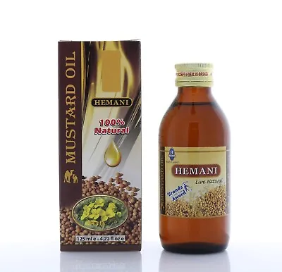 HEMANI Mustard Oil 125mL - 100% Pure & Natural • $22.90