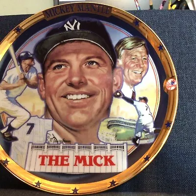 Mickey Mantle New York Yankees “The Mick” Hamilton Plate Collection • $18.99