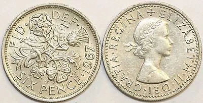 1953 To 1967 Elizabeth II Cupro-Nickel Sixpence Your Choice Of Date  / Year • £1.35