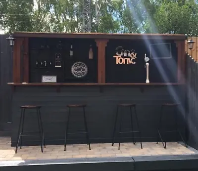 Garden Bar Man Cave Shed Bar Wooden Bar Time Bar 10x4ft • £599