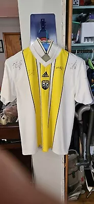 Vintage 1999-2000 Columbus Crew Signed Jersey And (3) AUTOGRAPH Team  Photos MLS • $69.99
