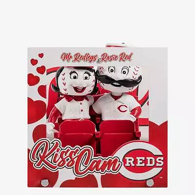 Mr. Redlegs & Rosie Red Cincinnati Reds 2023 Kiss Cam Dual Bobblehead MLB • $349.99