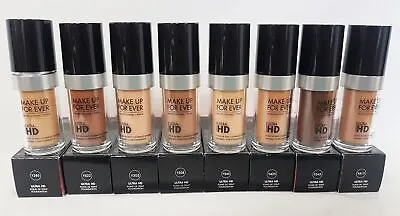 MAKEUP FOREVER ULTRA HD Invisible Cover Foundation 30ml EACH -CHOOSE COLOR SHADE • $17.95