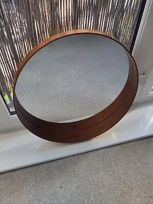 Wall Mirror Round IKEA Stockholm Walnut Veneer 60cm 304.468.96 • £20