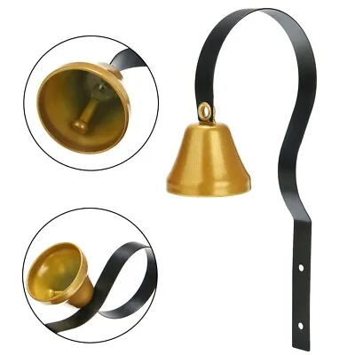 Retro Doorbell Wall Mounted Metal Shopkeepers Bell Door Hanging Bell Home Decor • £4.99