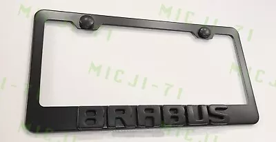 3D Brabus Mercedes Benz Emblem Stainless Steel License Plate Frame Rust Free • $16.95