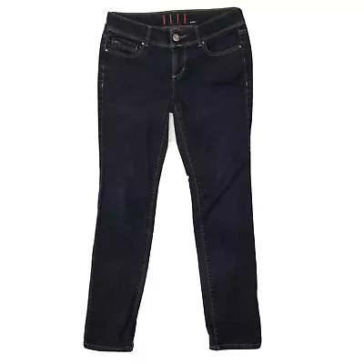 Elle Skinny Jeans Women’s Size 8 Regular Blue Denim Dark Wash Back Pockets • $4.95