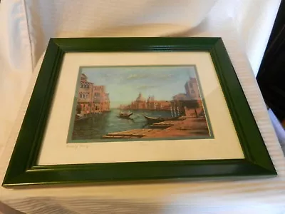 Venice By Michael J. Lavery Limited Edition Print Signed & Numbered Framed • $525