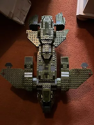 Mega Bloks Halo UNSC Pelican Dropship 96824 Incomplete • £50