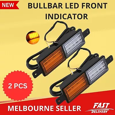 2x 30 LED Bullbar Indicators Lights Front Park DRL Amber For ARB TJM Marker Lamp • $39.22