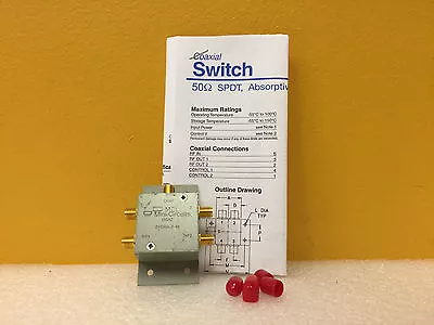 $19.99 • Buy Mini-Circuits ZFSWA-2-46 DC To 4.6 GHz, 50 DB, SMA (F) SPDT Coaxial Switch.