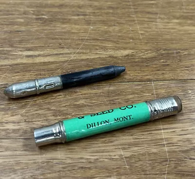 VTG Farm Advertising Bullet Pencil Dillon Feed & Seed Dillon Montana Lightly Use • $5.98