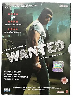 Wanted - *Salman Khan *Ayesha Takia *Prakash Raj Bollywood DVD 2 Disc Set • £12.99