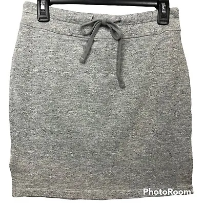 $20 • Buy Standard James Perse  Athleisure Grey Drawstring Short Skirt  With Side Slits 10