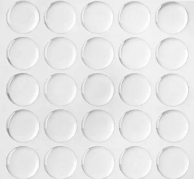 $19.85 • Buy 500pcs Clear Epoxy Stickers 1  Dome Bottle Cap Round Adhesive Inch 25mm