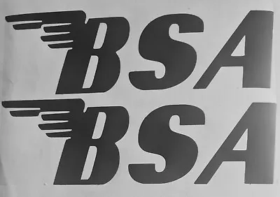  TANK DECAL STICKERS X2 (compatible With BSA MOTORCYCLES) • £2.69