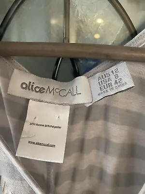 $60 • Buy Alice Mccall White Dress Size 12