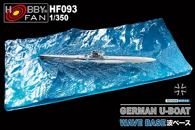 1/350 Scale German U-Boat Diorama Base By Hobby Fan To Suit AFV Club (not Inc) • £76.69