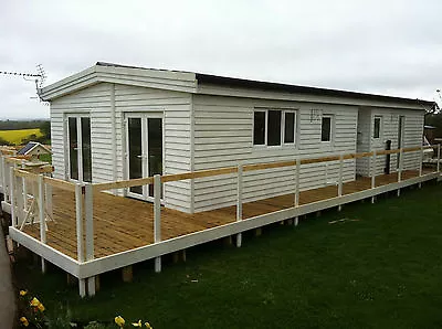 60ft X 20ft Log Cabin 4bed Timber Frame Turnkey Holiday Park Home Static Caravan • £57750