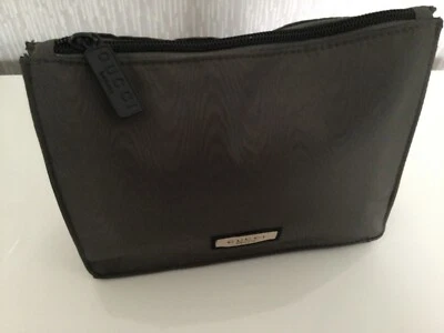 £12.99 • Buy GUCCI MALE GREY POUCH TOILETRIES MAKEUP SHAVE BAG EXPANDING NEW 21 X 16 X 6cm