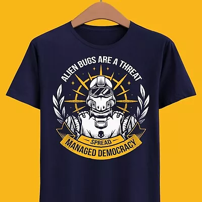 Spread Democracy T-shirt - Helldivers 2 Shirt - Super Earth Tee • $7.99