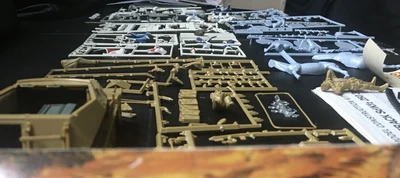 £15 • Buy Airfix - 1/32 Multipose - Build, Spares, Repair WW2 GIs, Germans + Halftrack