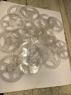 7 INCH Scotch & Assorted Brands Clear  PLASTIC TAKE-UP REEL 1/4  • $5.95