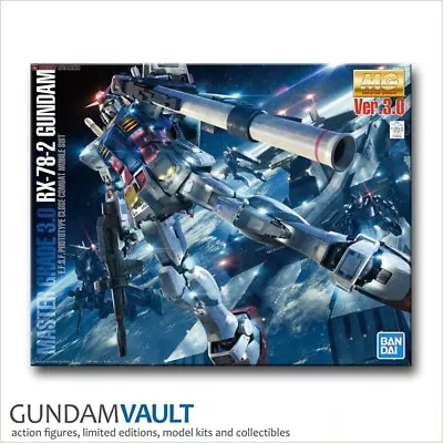 NEW 1/100 MG RX-78-2 Gundam Ver 3.0 - BANDAI • $55.89