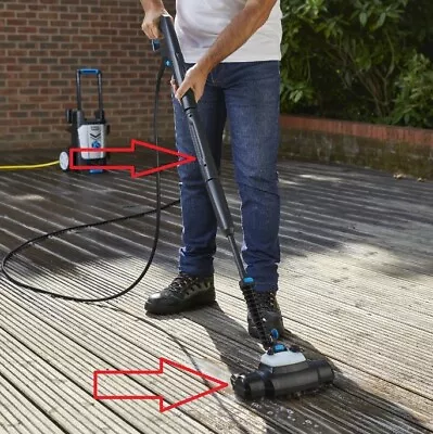 £13.99 • Buy Mac Allister Pressure Washer Sweeper Brush Patio Decking Path Cleaner Fits Titan