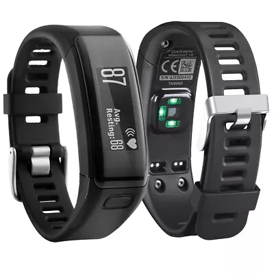 Silicone Wrist Band Strap Replacement Bracelet For Garmin Vivosamrt HR HR Plus • $10.33