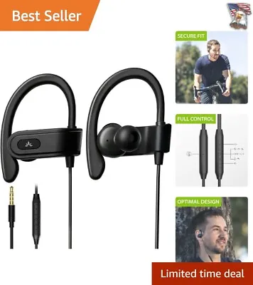 In Ear Running Headphones - Sweatproof Over Ear Hook Sports Earbuds With Mic • $40.49