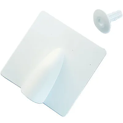 White Brick Buster & Bush Tidy Cap Kit Indoor & Outdoor Single Cable Hole Cover • £3.99
