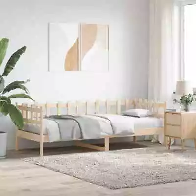 Gecheer Day Bed Frame Sofa Bed Guest Daybed Wooden Bed Frame Multifuctional K5M1 • £141.23