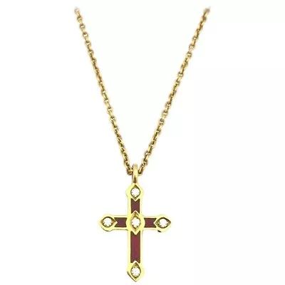 Fabergé Cross Necklace F2241AR • $3240