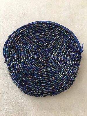 Round Beaded Coin Purse.  • $9.95