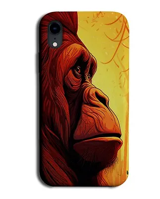 Side Of Orangutans Face Phone Case Cover Orangutan Sad Animal Nature Head DD57 • £14.95