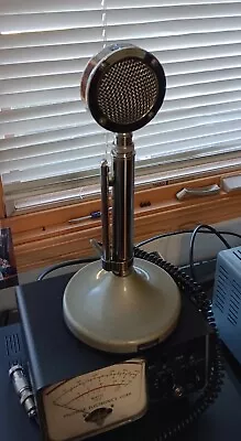 Vintage Astatic Microphone Model D-104 T-ug9 With Base/stand Lollipop Untested • $88