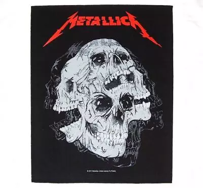 Metallica Hardwired Skulls Large Back Patch Heavy Metal • $14.36