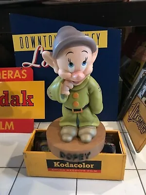 Disney Store Prop Dopey WDW Walt Disney World Orlando Florida Figurine W Base • $575