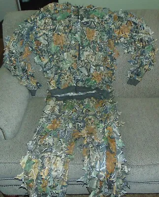 Cabela's Men's Leafy 3D Ghillie Suit Pants/Jacket Set XL/L • $69.99