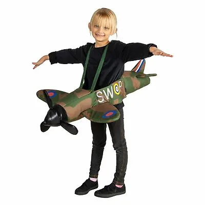 £33.58 • Buy 3-8 Years Children's Ride On Spitfire Historical World War 2 Fancy Dress Costume