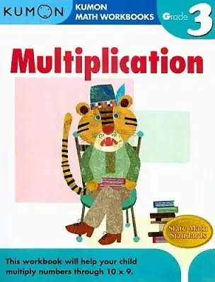 Grade 3 Multiplication (Kumon Math Workbooks) - Paperback - GOOD • $4.30