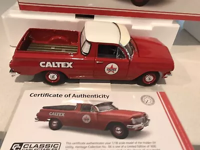 Classic Carlectables 1:18 Holden Eh Ute Caltex Heritage Collection #6 Free Post* • $238