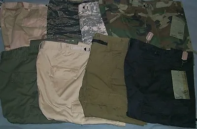 Men's BDU Battle Dress Uniform Military Fatigue Cargo Pants CHOICE Size & Color • $29.95