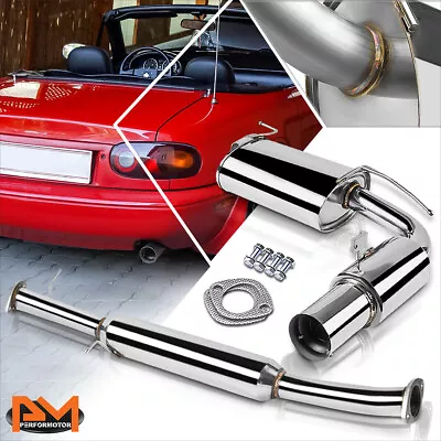 For 90-97 Mazda Miata MX-5 NA 1.6/1.8L 3.5  Tip Muffler Catback Exhaust System • $153.89